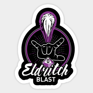 Eldritch Blast D&D Tshirt Sticker